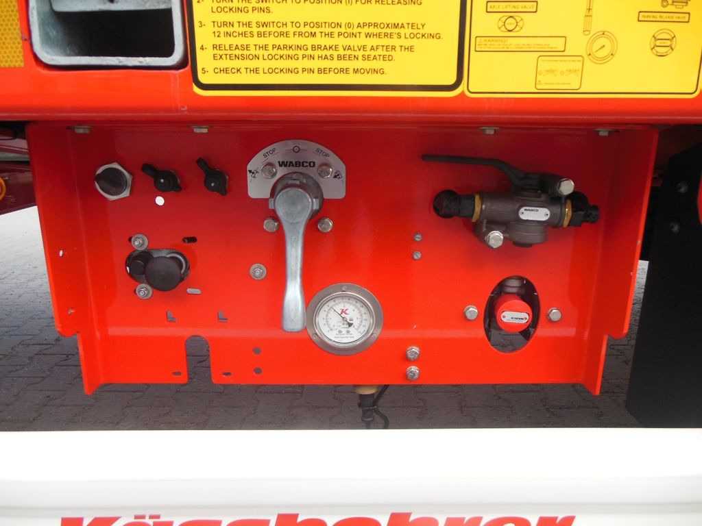 Dropside/ Flatbed semi-trailer Kässbohrer K.SPA.M3, PLATTFORM MEGA TELESKOP 7M, SOFORT!!! Kässbohrer K.SPA.M3, PLATTFORM MEGA TELESKOP 7M, SOFORT!!!: picture 6