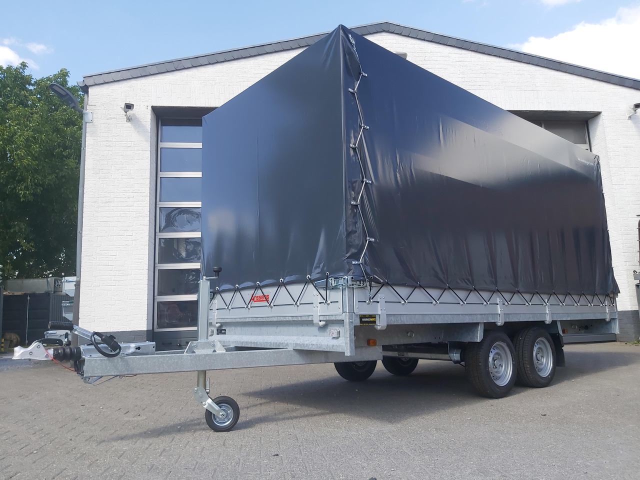 Anssems Hochlader PSX - S 3000 405x178x30cm 180cm Hochplane grau (XL) 3000kg Aktion - Curtainsider trailer: picture 5 Anssems Hochlader PSX - S 3000 405x178x30cm 180cm Hochplane grau (XL) 3000kg Aktion - Curtainsider trailer: picture 5