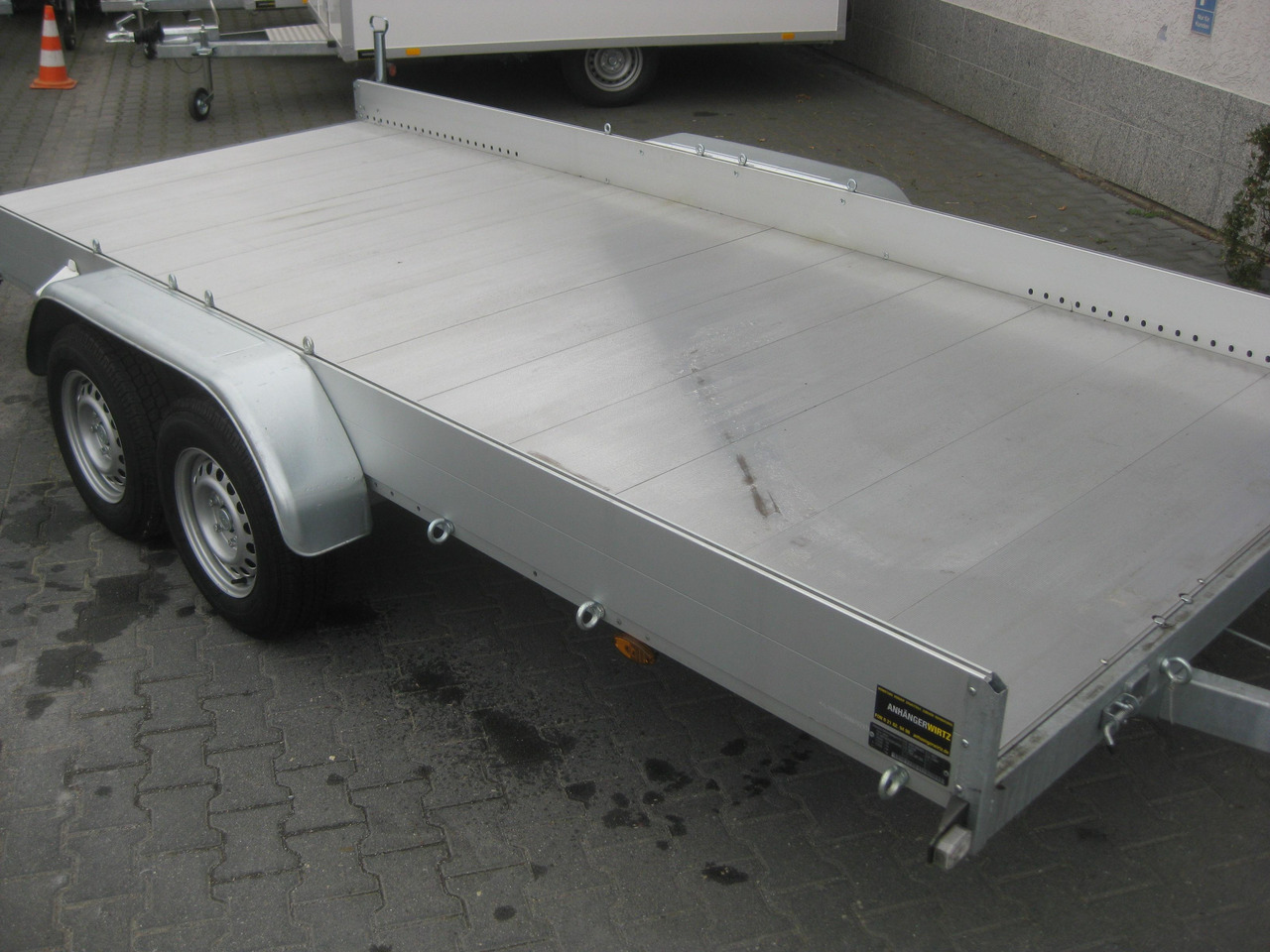 Anssems Transporter AMT 2500 440x190x18cm Aluboden Alurampen Seilwinde 2500kg Modell 22 - Dropside/ Flatbed trailer: picture 3 Anssems Transporter AMT 2500 440x190x18cm Aluboden Alurampen Seilwinde 2500kg Modell 22 - Dropside/ Flatbed trailer: picture 3