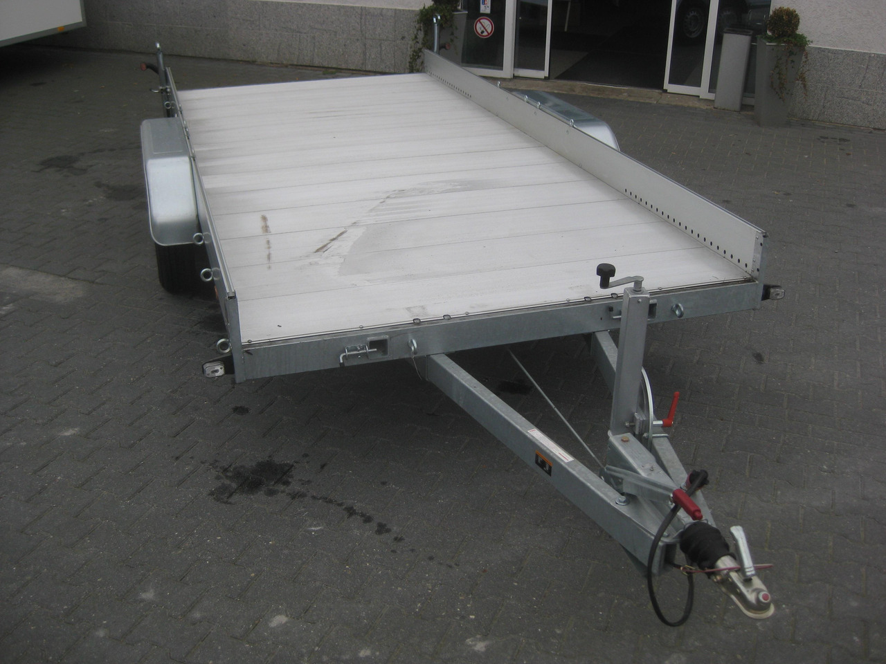 Anssems Transporter AMT 2500 440x190x18cm Aluboden Alurampen Seilwinde 2500kg Modell 22 - Dropside/ Flatbed trailer: picture 2 Anssems Transporter AMT 2500 440x190x18cm Aluboden Alurampen Seilwinde 2500kg Modell 22 - Dropside/ Flatbed trailer: picture 2
