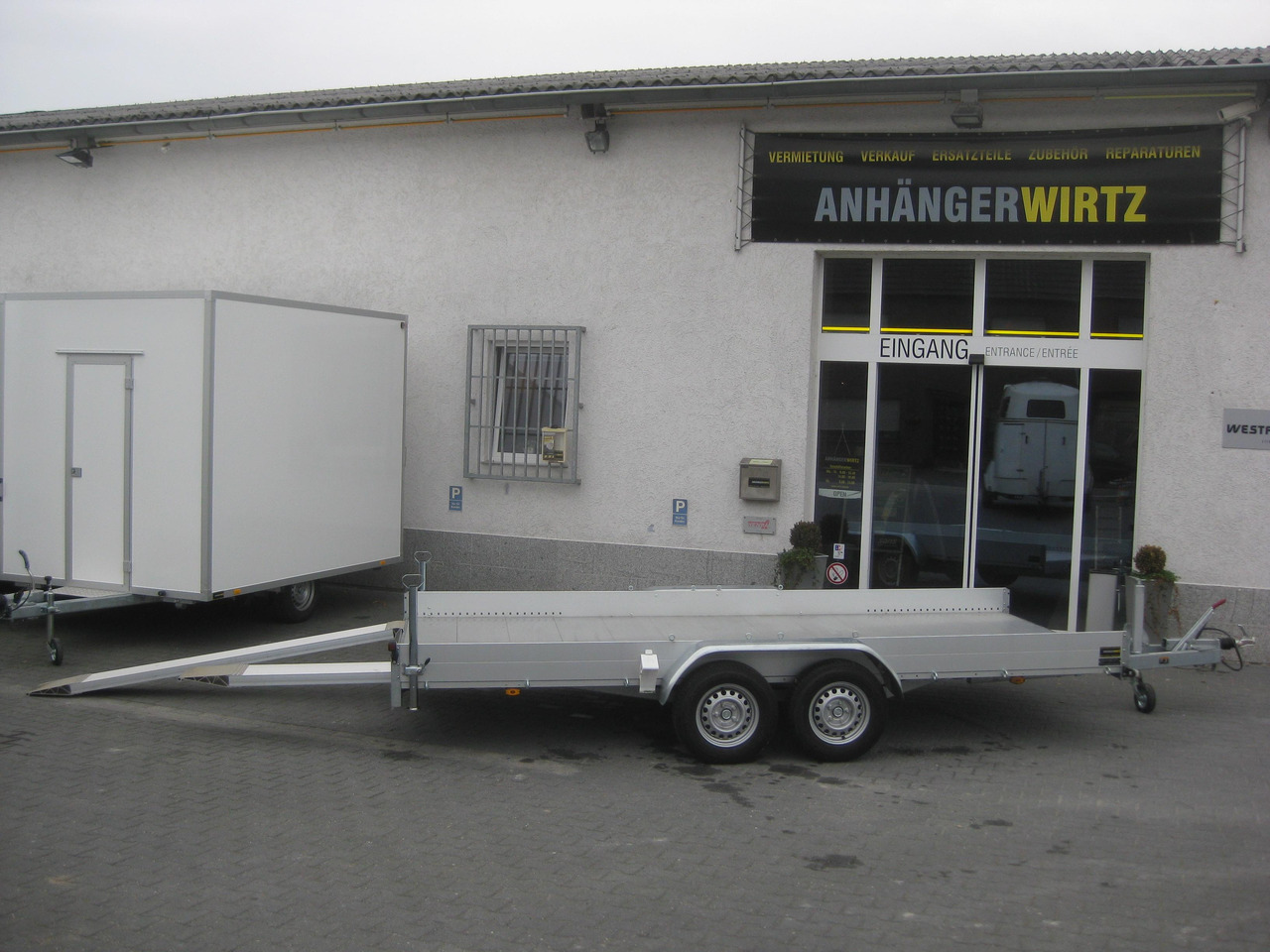 Anssems Transporter AMT 2500 440x190x18cm Aluboden Alurampen Seilwinde 2500kg Modell 22 - Dropside/ Flatbed trailer: picture 5 Anssems Transporter AMT 2500 440x190x18cm Aluboden Alurampen Seilwinde 2500kg Modell 22 - Dropside/ Flatbed trailer: picture 5
