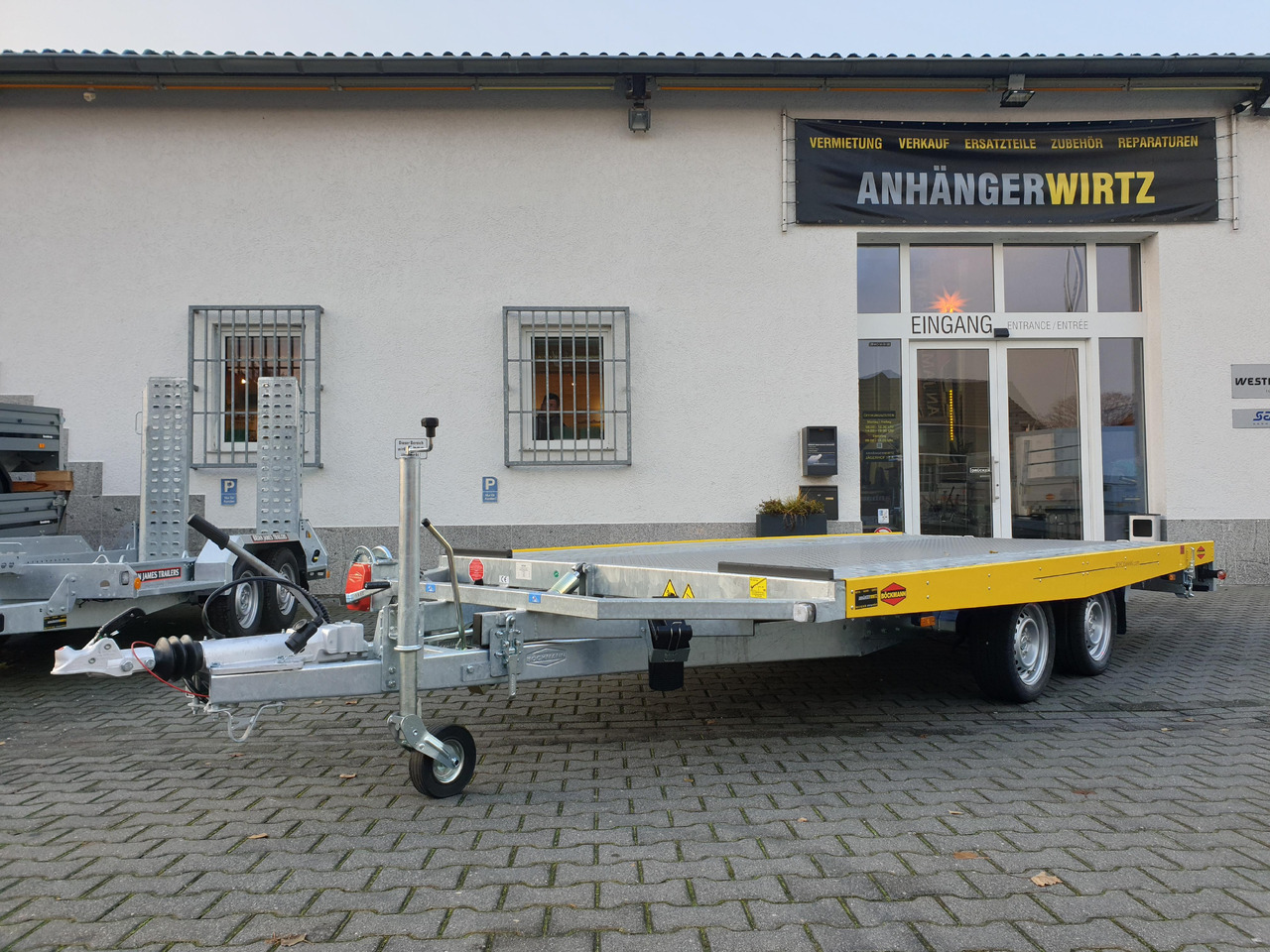 Böckmann AH 4320/35 430x208cm easyload ankipbar Aluboden 3500kg - Autotransporter trailer: picture 5 Böckmann AH 4320/35 430x208cm easyload ankipbar Aluboden 3500kg - Autotransporter trailer: picture 5
