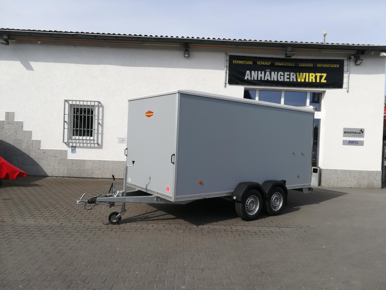 Böckmann Koffer KT 4018/27 M grau 400x185x182cm (XL) 2700kg - Closed box trailer: picture 1 Böckmann Koffer KT 4018/27 M grau 400x185x182cm (XL) 2700kg - Closed box trailer: picture 1