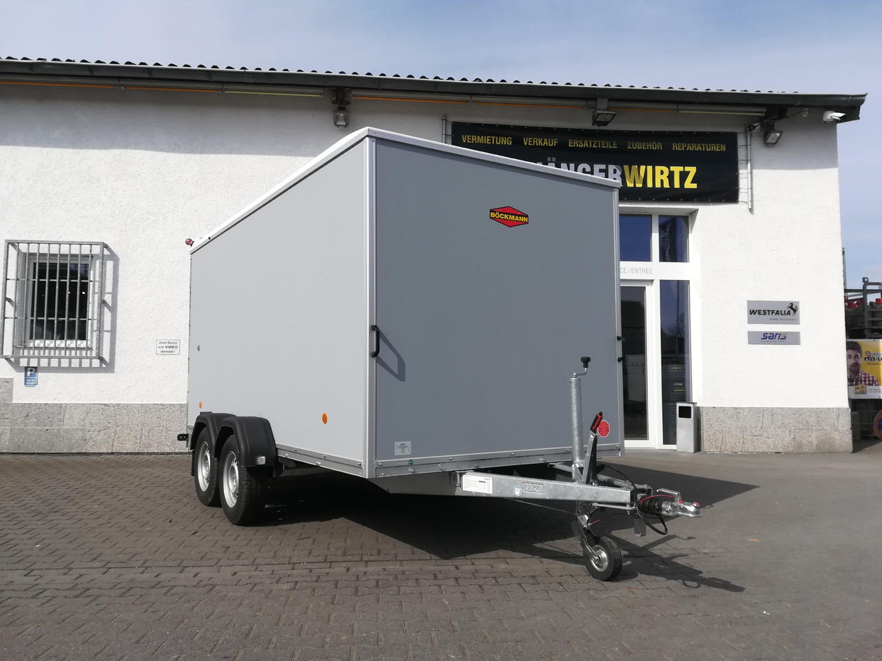 Böckmann Koffer KT 4018/27 M grau 400x185x182cm (XL) 2700kg - Closed box trailer: picture 3 Böckmann Koffer KT 4018/27 M grau 400x185x182cm (XL) 2700kg - Closed box trailer: picture 3