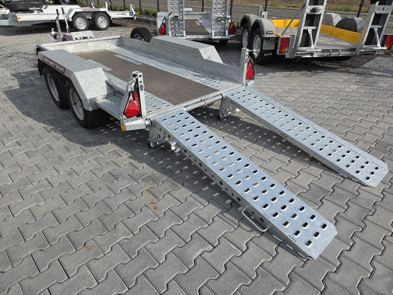 Brian James Digger Plant 543-2813-35 280x130cm Auffahrrampen klappbar Reserverad 3500kg - Plant trailer: picture 3 Brian James Digger Plant 543-2813-35 280x130cm Auffahrrampen klappbar Reserverad 3500kg - Plant trailer: picture 3