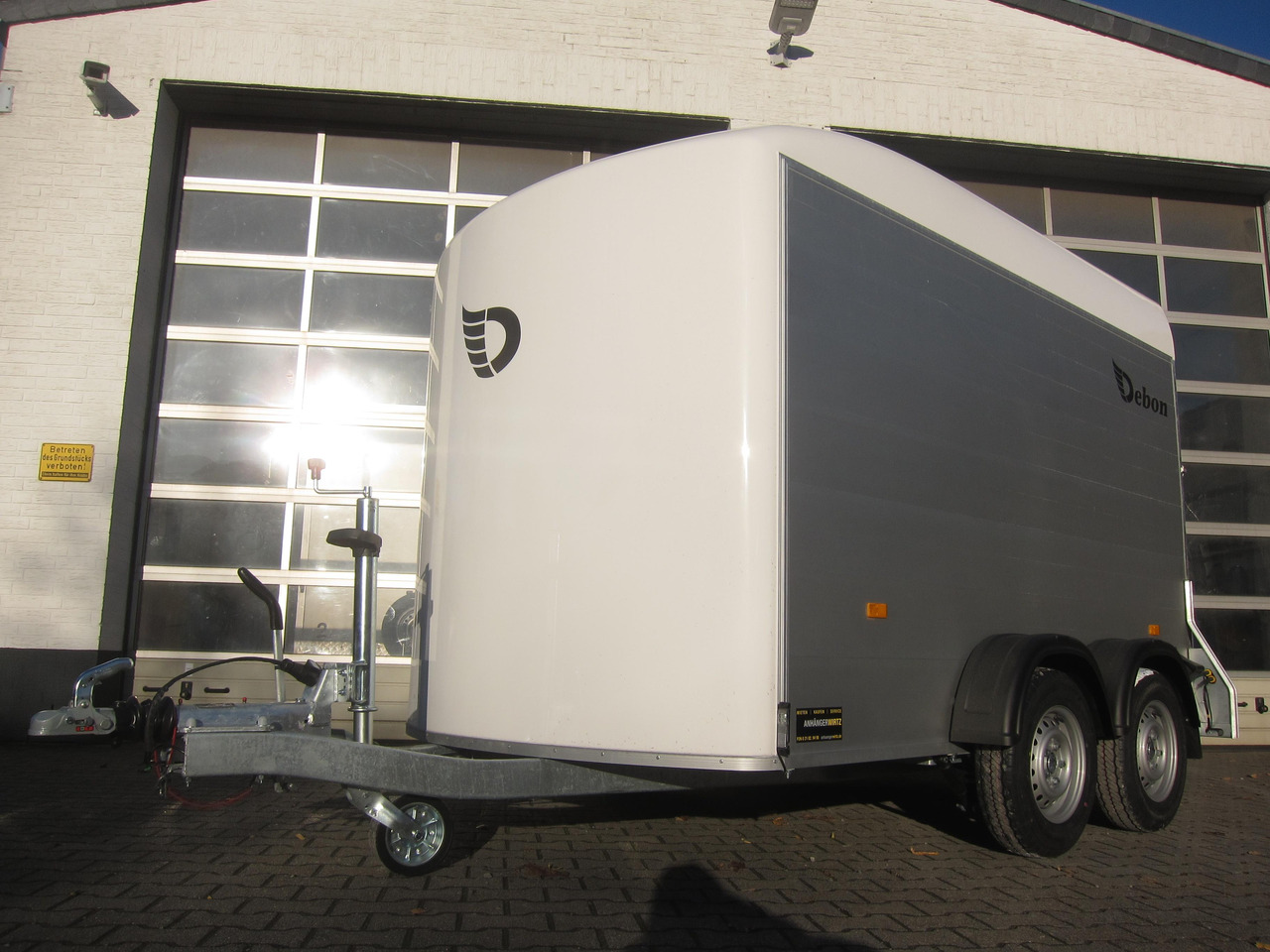 Motorcycle trailer Cargo Roadster 500+ 312x167x199cm Alu Poly white Seitentür Pullman 100km/H 2600kg Modell 2024: picture 7