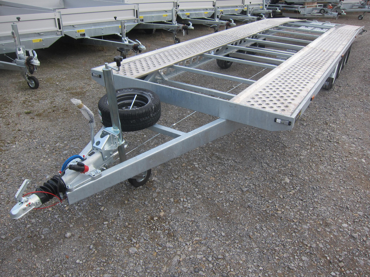 Cartrailer 3500 easyload knicklader 805x205cm Tridem 13" 3500kg für 2 PKW - Autotransporter trailer: picture 3 Cartrailer 3500 easyload knicklader 805x205cm Tridem 13" 3500kg für 2 PKW - Autotransporter trailer: picture 3