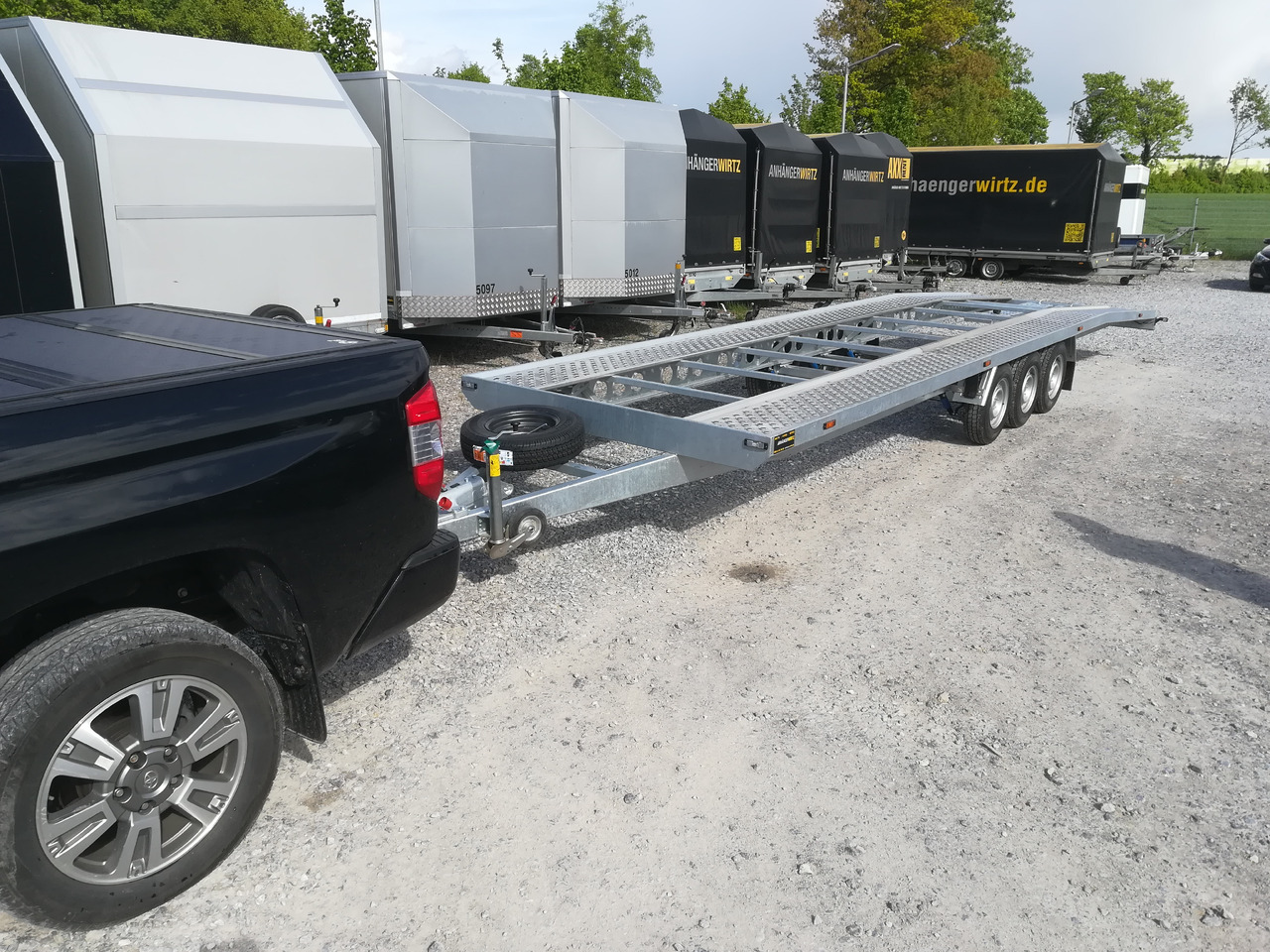 Cartrailer 3500 easyload knicklader 855x205cm Tridem 14" 3500kg für 2 PKW Modell 21 - Autotransporter trailer: picture 3 Cartrailer 3500 easyload knicklader 855x205cm Tridem 14" 3500kg für 2 PKW Modell 21 - Autotransporter trailer: picture 3