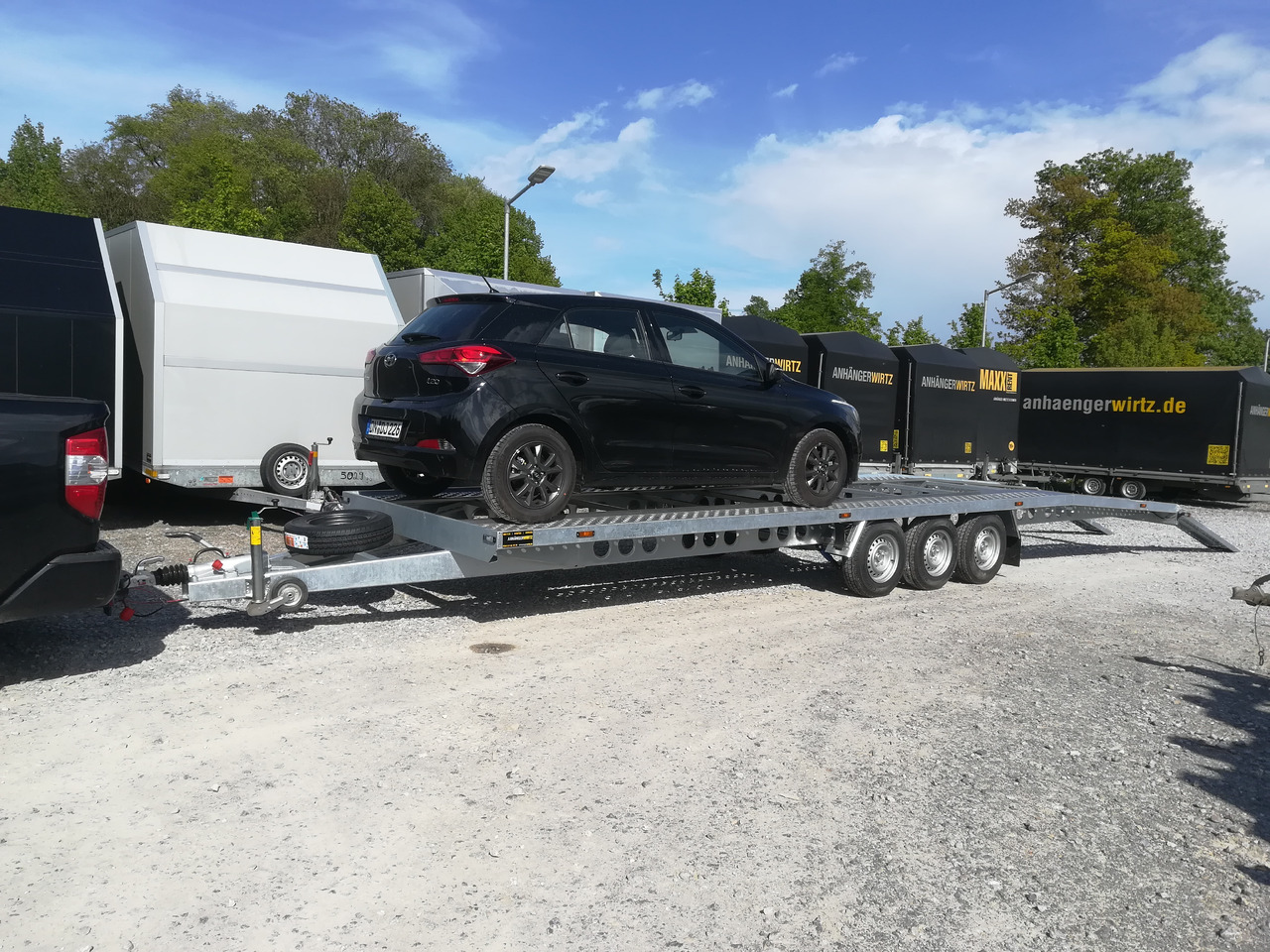 Cartrailer 3500 easyload knicklader 855x205cm Tridem 14" 3500kg für 2 PKW Modell 21 - Autotransporter trailer: picture 4 Cartrailer 3500 easyload knicklader 855x205cm Tridem 14" 3500kg für 2 PKW Modell 21 - Autotransporter trailer: picture 4