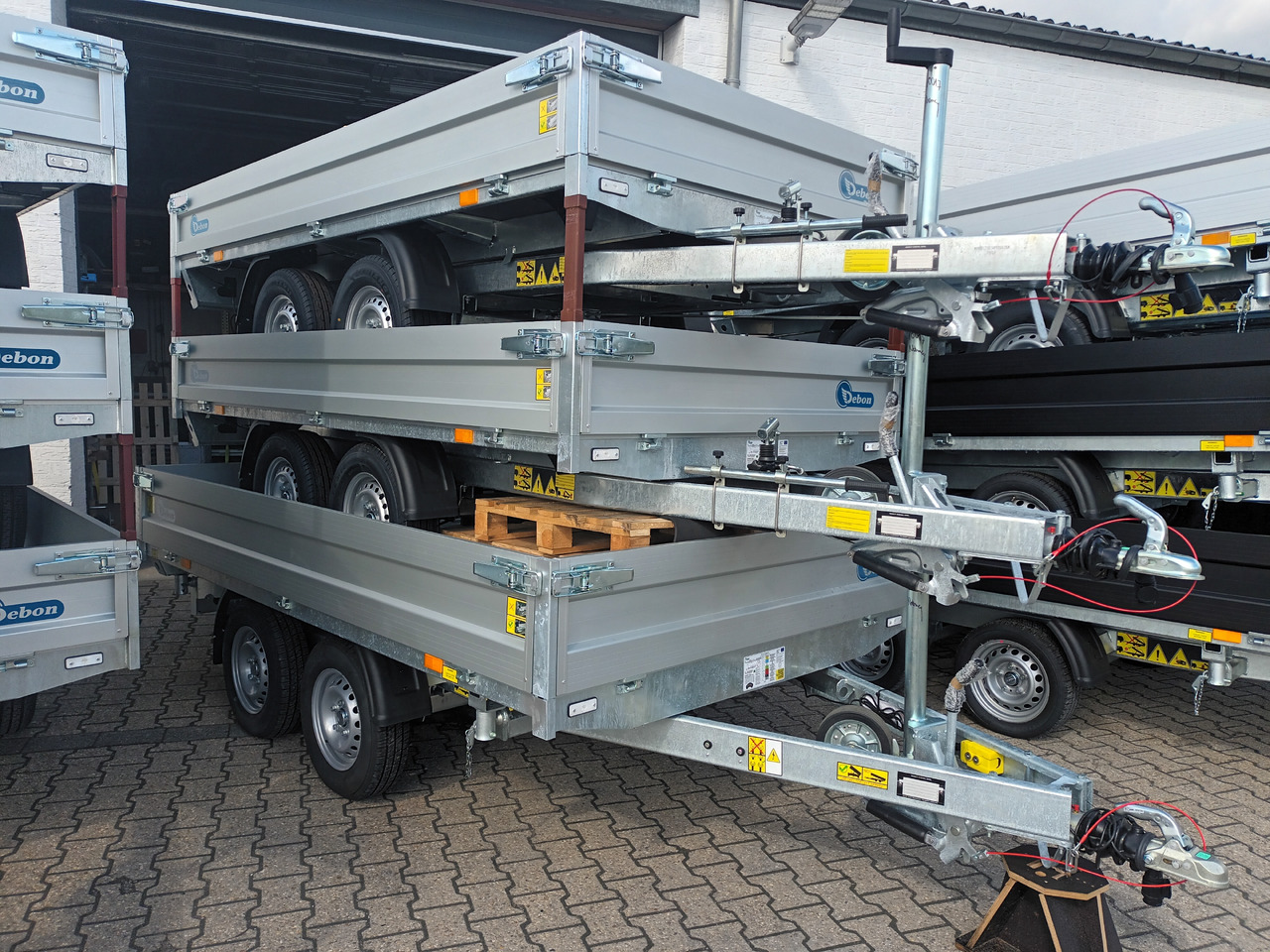 Tipper trailer Cheval Liberte Debon Kipper PW 2.4 Basic Elektro 305x180x35cm 2600kg Modell 2024: picture 13