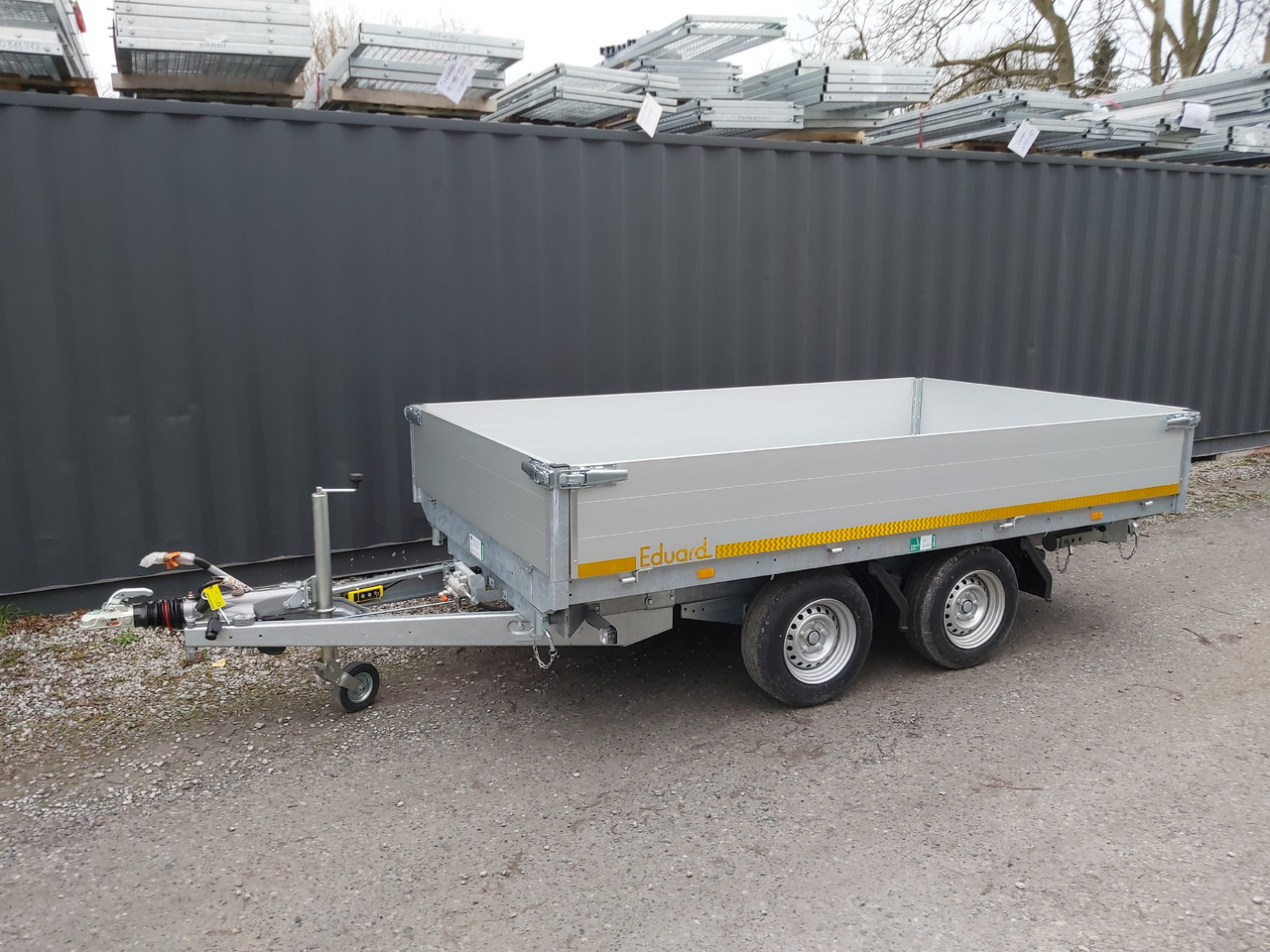 Tipper trailer Kipper 330x180x40cm Elektrisch+Notpumpe Profi Rahmen+ (L) 3500kg Abverkauf 2te Wahl: picture 6