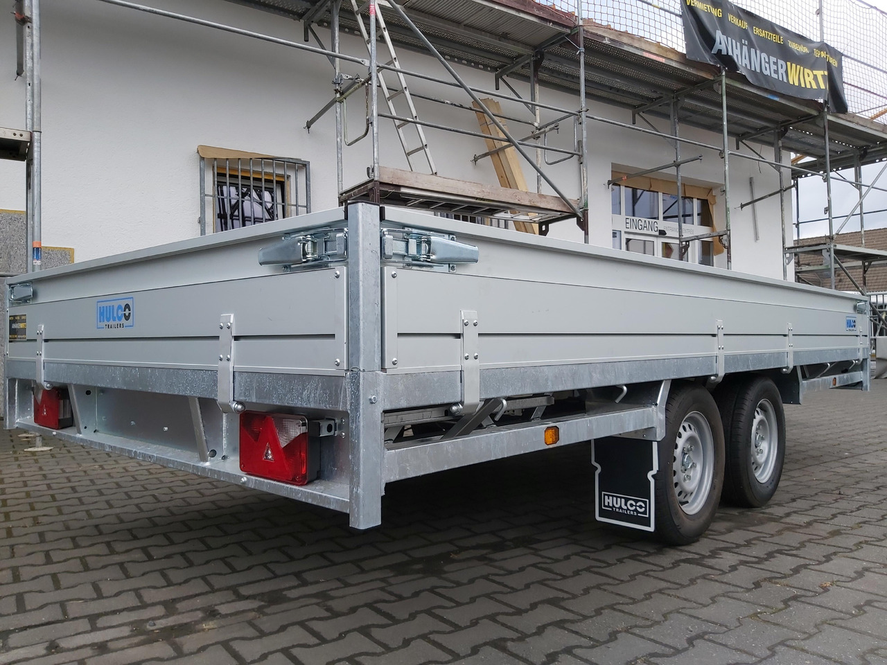 Dropside/ Flatbed trailer MEDAX - 2 3000 405x203x30cm 12" niedrig Fahrwerk (XL) 3000kg: picture 9