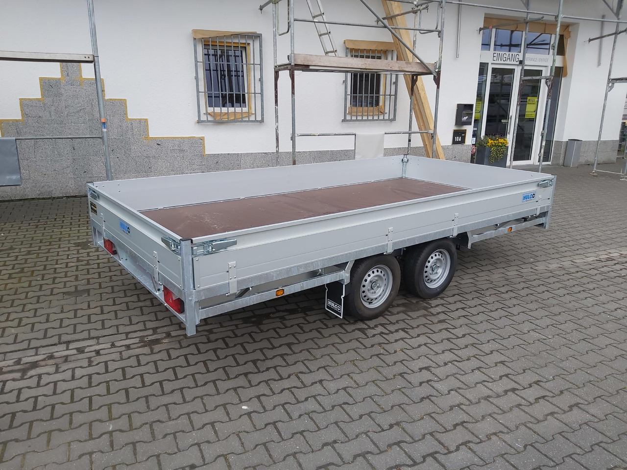 Dropside/ Flatbed trailer MEDAX - 2 3000 405x203x30cm 12" niedrig Fahrwerk (XL) 3000kg: picture 10