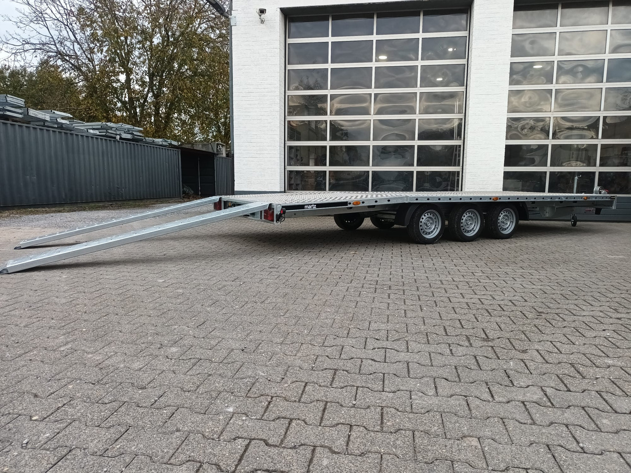 Martz GT UNIDECK PLUS 600/3 S 615x205cm Lohr Stahl & Aluboden Tridem 13" 3500kg - Dropside/ Flatbed trailer: picture 5 Martz GT UNIDECK PLUS 600/3 S 615x205cm Lohr Stahl & Aluboden Tridem 13" 3500kg - Dropside/ Flatbed trailer: picture 5