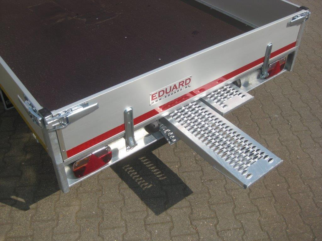 Multi Transporter 406x200x30cm Rampen Seilwinde 13" niedrig Fahrwerk (XL) 2700kg - Dropside/ Flatbed trailer: picture 5 Multi Transporter 406x200x30cm Rampen Seilwinde 13" niedrig Fahrwerk (XL) 2700kg - Dropside/ Flatbed trailer: picture 5