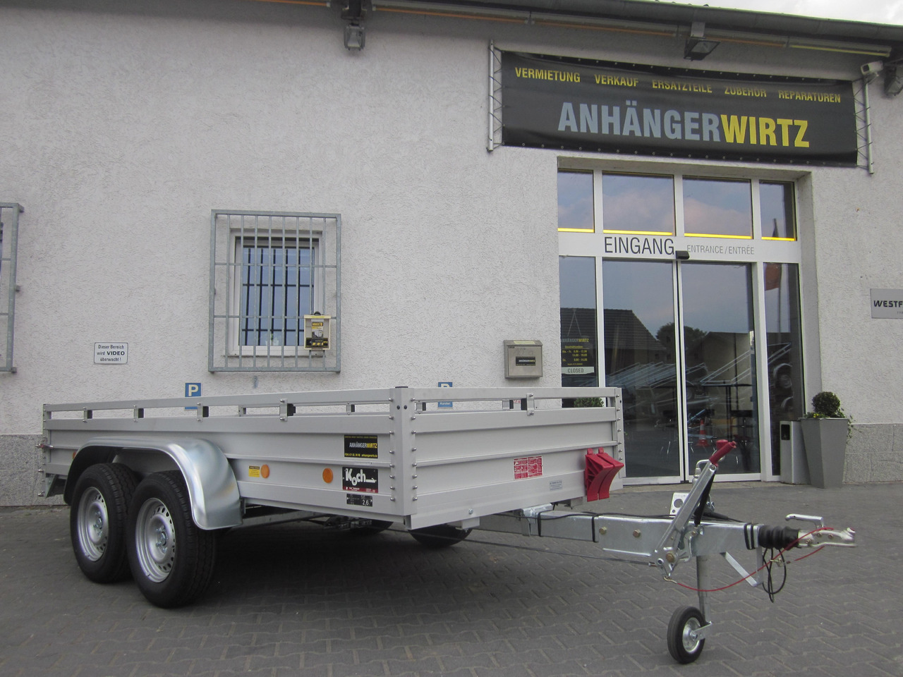 PKW Anhänger Koch Aluline 350x150x44cm (L) 2600kg - Car trailer: picture 2 PKW Anhänger Koch Aluline 350x150x44cm (L) 2600kg - Car trailer: picture 2
