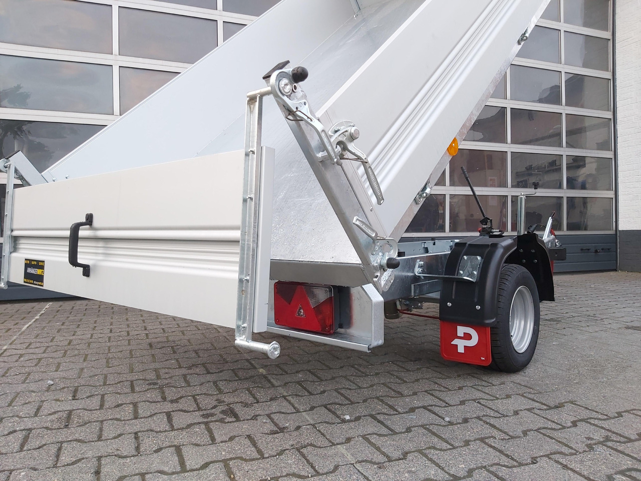 Tipper trailer Pongratz Kipper RK 2600/15 G-AL 260x151x36cm Stahlboden Pendelklappe 10" 1500kg Aktion: picture 6