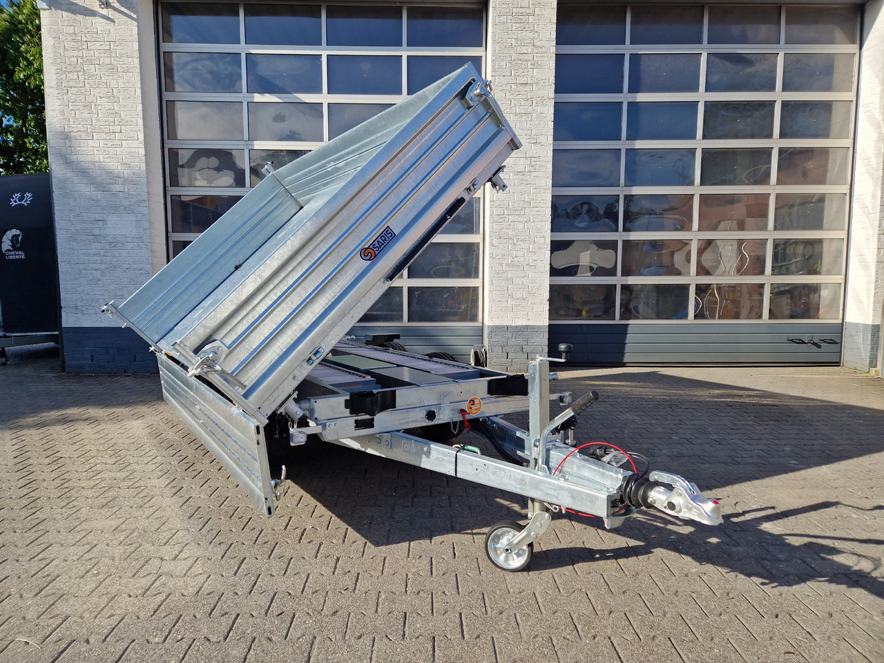 Saris Kipper 3 SKS 310 176 40cm Stahlwände HD elektro Notpumpe Alurampen Stützen 3000kg 100km/H - Tipper trailer: picture 2 Saris Kipper 3 SKS 310 176 40cm Stahlwände HD elektro Notpumpe Alurampen Stützen 3000kg 100km/H - Tipper trailer: picture 2