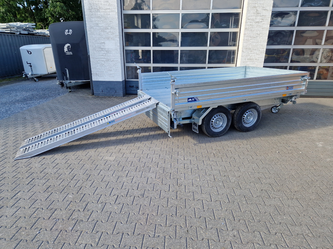 Saris Kipper 3 SKS 310 176 40cm Stahlwände HD elektro Notpumpe Alurampen Stützen 3000kg 100km/H - Tipper trailer: picture 3 Saris Kipper 3 SKS 310 176 40cm Stahlwände HD elektro Notpumpe Alurampen Stützen 3000kg 100km/H - Tipper trailer: picture 3