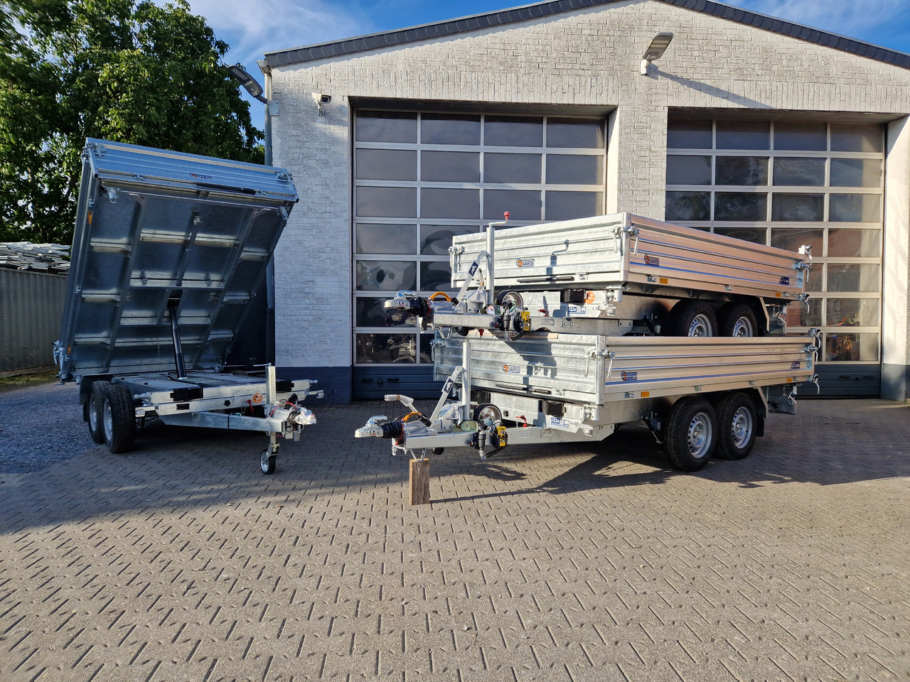 Saris Kipper 3 SKS 310 176 40cm Stahlwände HD elektro Notpumpe Alurampen Stützen 3500kg 100km/H - Tipper trailer: picture 2 Saris Kipper 3 SKS 310 176 40cm Stahlwände HD elektro Notpumpe Alurampen Stützen 3500kg 100km/H - Tipper trailer: picture 2