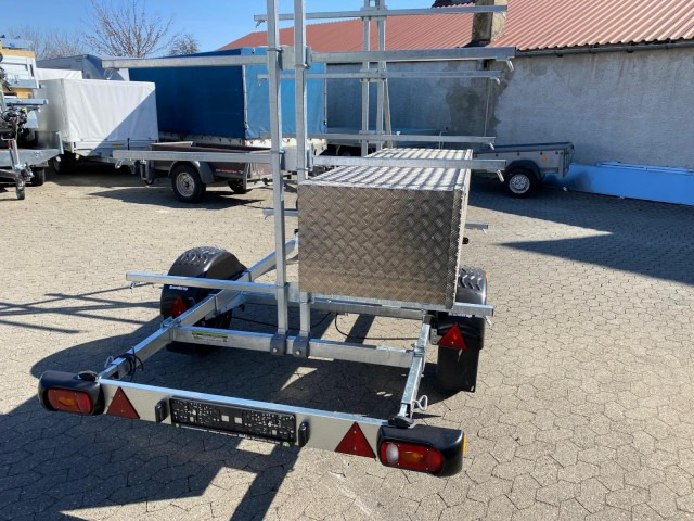 New Boat trailer Brenderup Brenderup 161000B CX Kanu / Kajak Anhänger, 1,0 to, 4,8 m: picture 6
