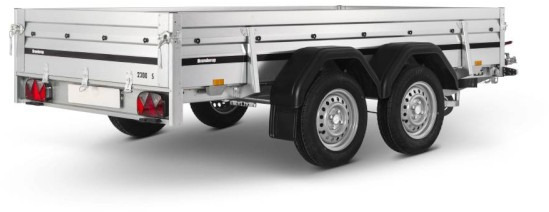 Brenderup Tieflader 2300S Stahl, 2,5 to. 3010x1530x400mm - Car trailer: picture 4 Brenderup Tieflader 2300S Stahl, 2,5 to. 3010x1530x400mm - Car trailer: picture 4