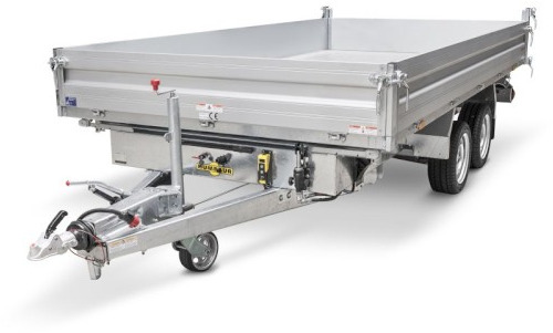 New Tipper trailer Humbaur 3-Seitenkipper HTK 3000.37 Alu, 3630 x 1850 x 350 mm, 3,0 to.: picture 6