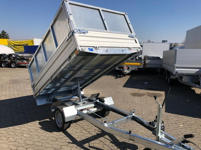 New Tipper trailer Humbaur HUK 182715 Heckkipper Blechaufsatz 1,8 t. 2680 x 1500 x 300mm: picture 6