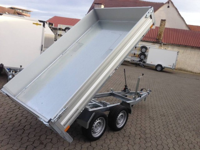 Humbaur HUK 273117 Heckkipper 2,7 t. 3140 x 1750 x 300 mm, E-Pumpe - Tipper trailer: picture 1 Humbaur HUK 273117 Heckkipper 2,7 t. 3140 x 1750 x 300 mm, E-Pumpe - Tipper trailer: picture 1