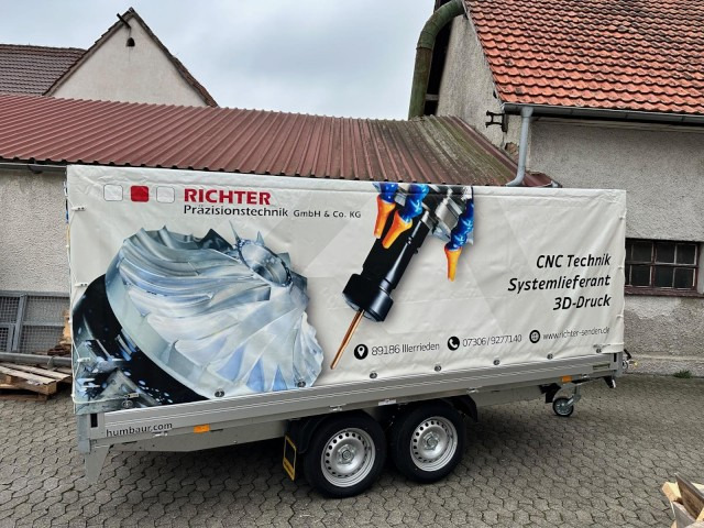 Humbaur Humbaur Plane mit Beschriftung im Digitaldruck - Car trailer: picture 3 Humbaur Humbaur Plane mit Beschriftung im Digitaldruck - Car trailer: picture 3