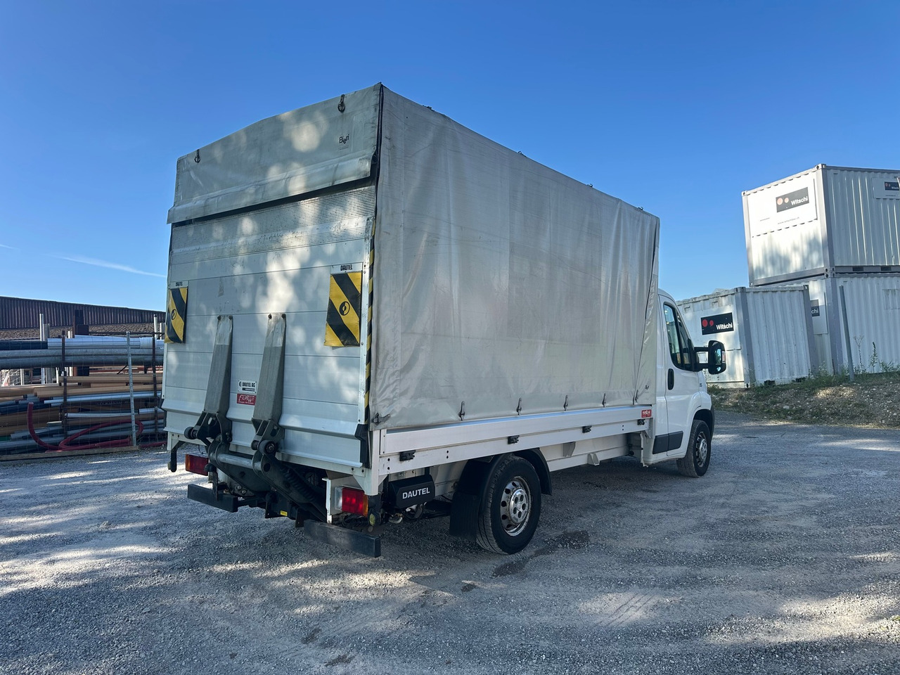 Curtain side van FIAT Ducato 17q 2.3 JTD  Hebebühne: picture 10