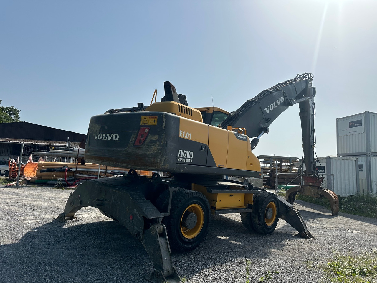 VOLVO EW210D Greifer - Excavator: picture 3 VOLVO EW210D Greifer - Excavator: picture 3