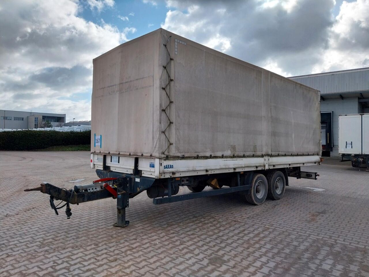 SAXAS Pritsche u. Plane, APB 71-11-Z - Curtainsider trailer: picture 2 SAXAS Pritsche u. Plane, APB 71-11-Z - Curtainsider trailer: picture 2