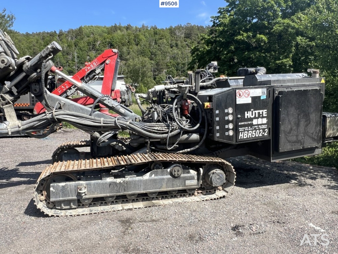Drill rig Hütte with Fassi F32 crane - Drilling rig: picture 2 Drill rig Hütte with Fassi F32 crane - Drilling rig: picture 2