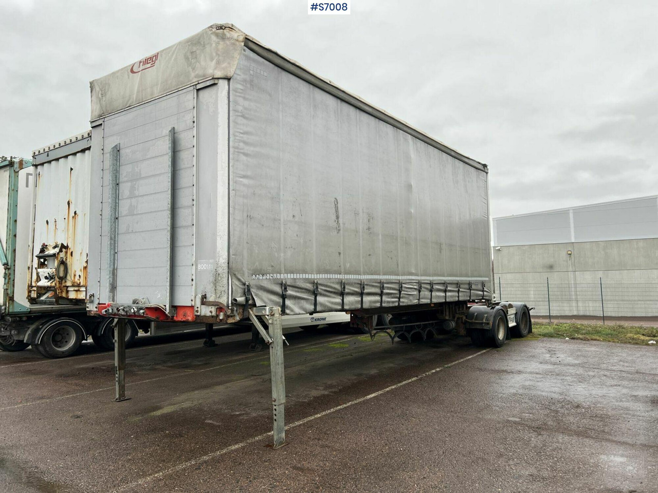 Curtainsider semi-trailer Fliegl SZS380 Link-Trailer: picture 8