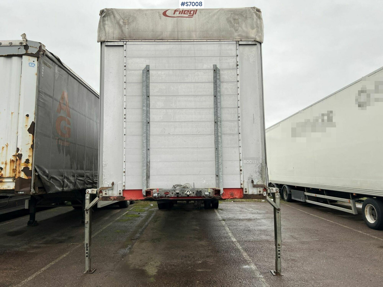 Curtainsider semi-trailer Fliegl SZS380 Link-Trailer: picture 7