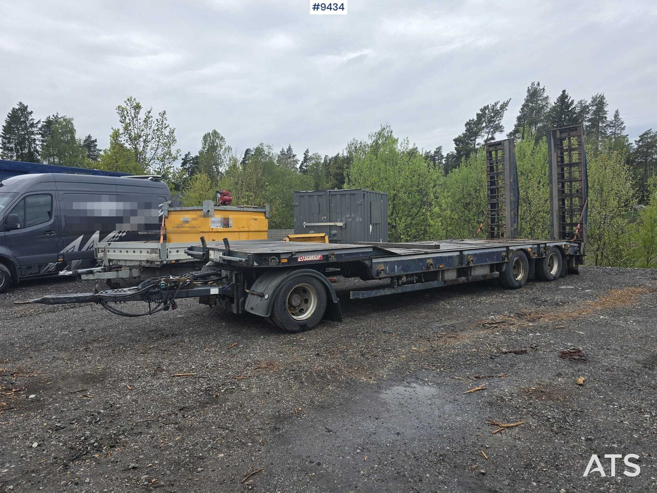 Machine trailer McCauley MAC-TLL3-33 - Low loader trailer: picture 1 Machine trailer McCauley MAC-TLL3-33 - Low loader trailer: picture 1