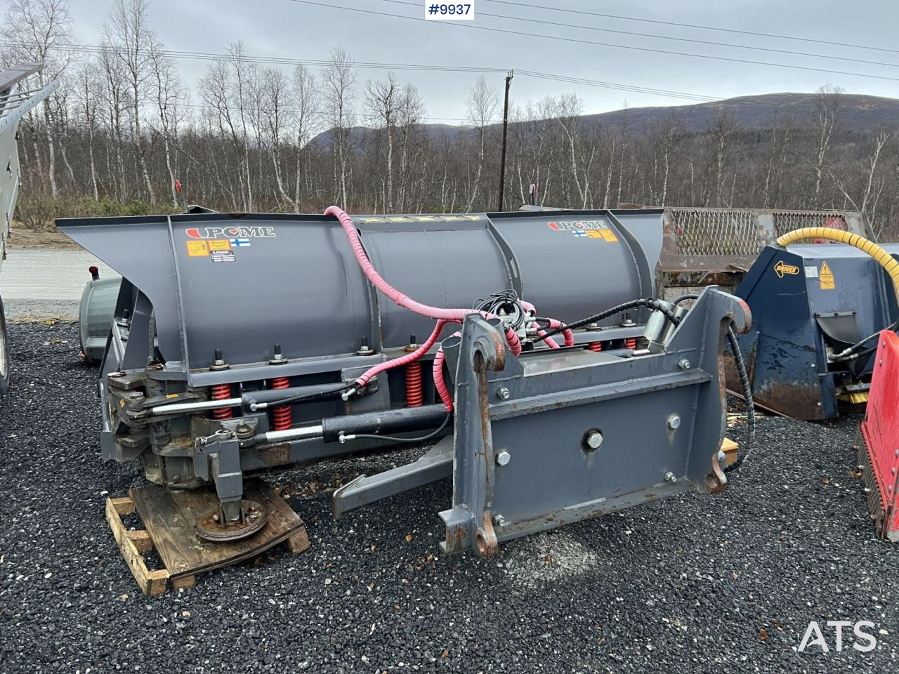 Plow Pome JETI/ Volvo, Large BM - Snow plough: picture 3 Plow Pome JETI/ Volvo, Large BM - Snow plough: picture 3