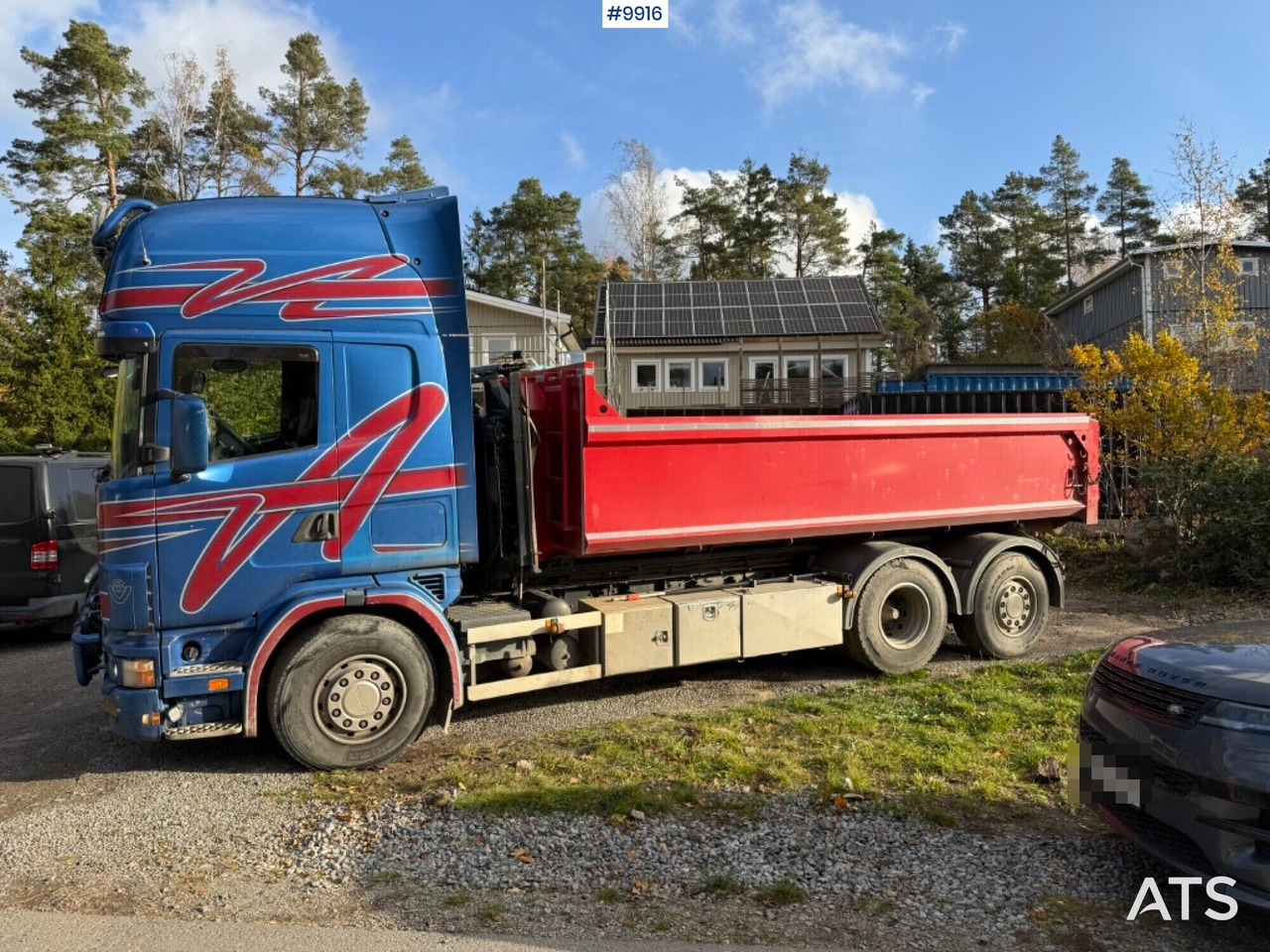 Scania R164 580 6X2 truck with flatbed - Dropside/ Flatbed truck: picture 3 Scania R164 580 6X2 truck with flatbed - Dropside/ Flatbed truck: picture 3