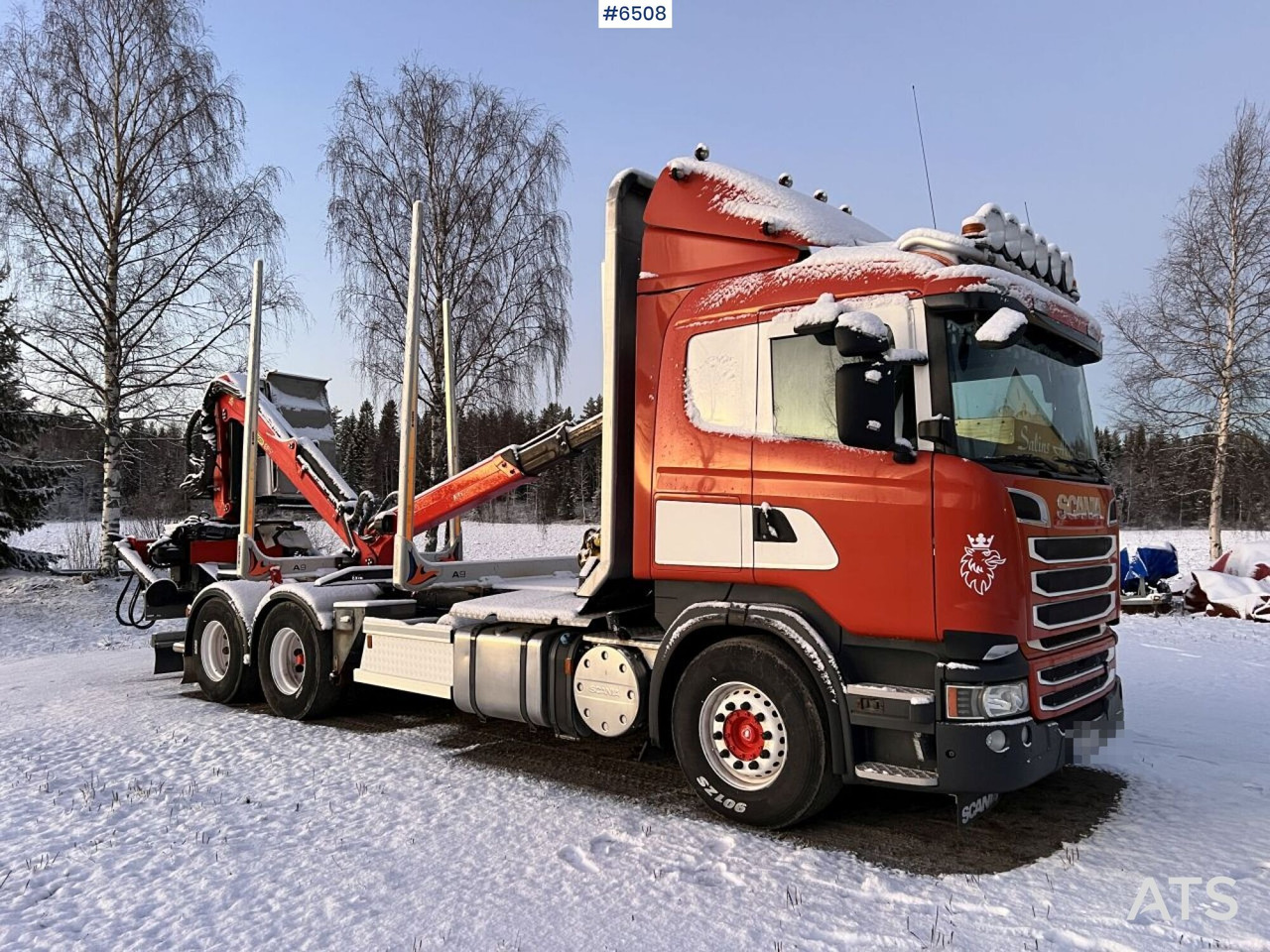 Scania R560 Timber Truck with crane - Timber truck: picture 1 Scania R560 Timber Truck with crane - Timber truck: picture 1
