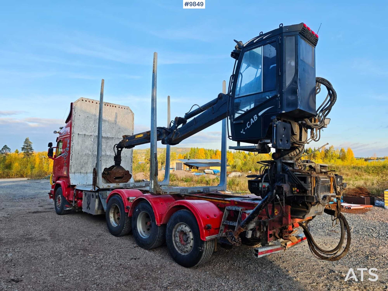 Scania R730 Tridem Timber Truck with Loglift F125S Crane (VIDEO) - Timber truck, Crane truck: picture 4 Scania R730 Tridem Timber Truck with Loglift F125S Crane (VIDEO) - Timber truck, Crane truck: picture 4