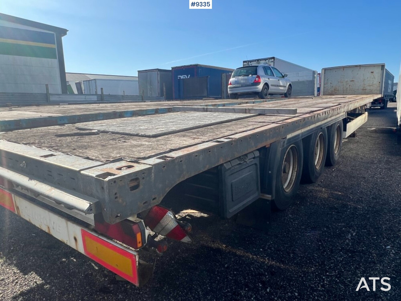 Trailer - KRONE - Dropside/ Flatbed semi-trailer: picture 2 Trailer - KRONE - Dropside/ Flatbed semi-trailer: picture 2