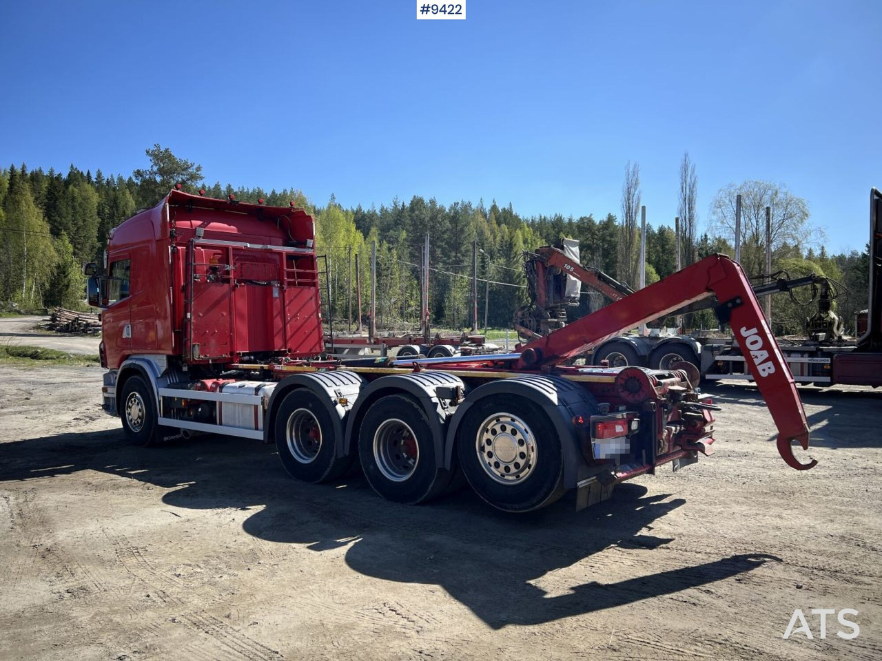 Tridem Hooklift Truck Scania G490 with plow brackets - Hook lift truck: picture 4 Tridem Hooklift Truck Scania G490 with plow brackets - Hook lift truck: picture 4