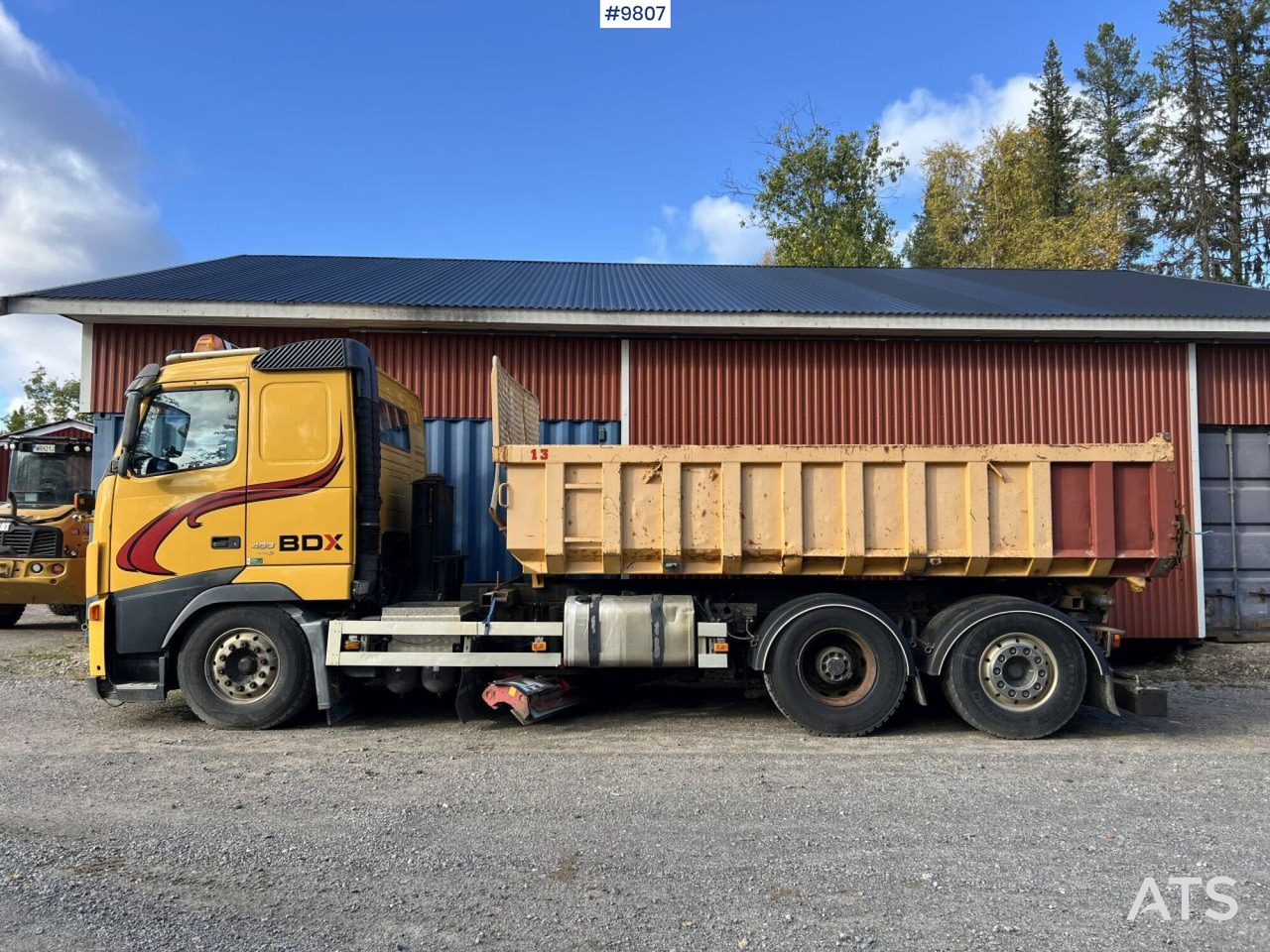 Volvo FH-480 6*2 with LAXO-Quick lock and plow equipment - Tipper: picture 4 Volvo FH-480 6*2 with LAXO-Quick lock and plow equipment - Tipper: picture 4