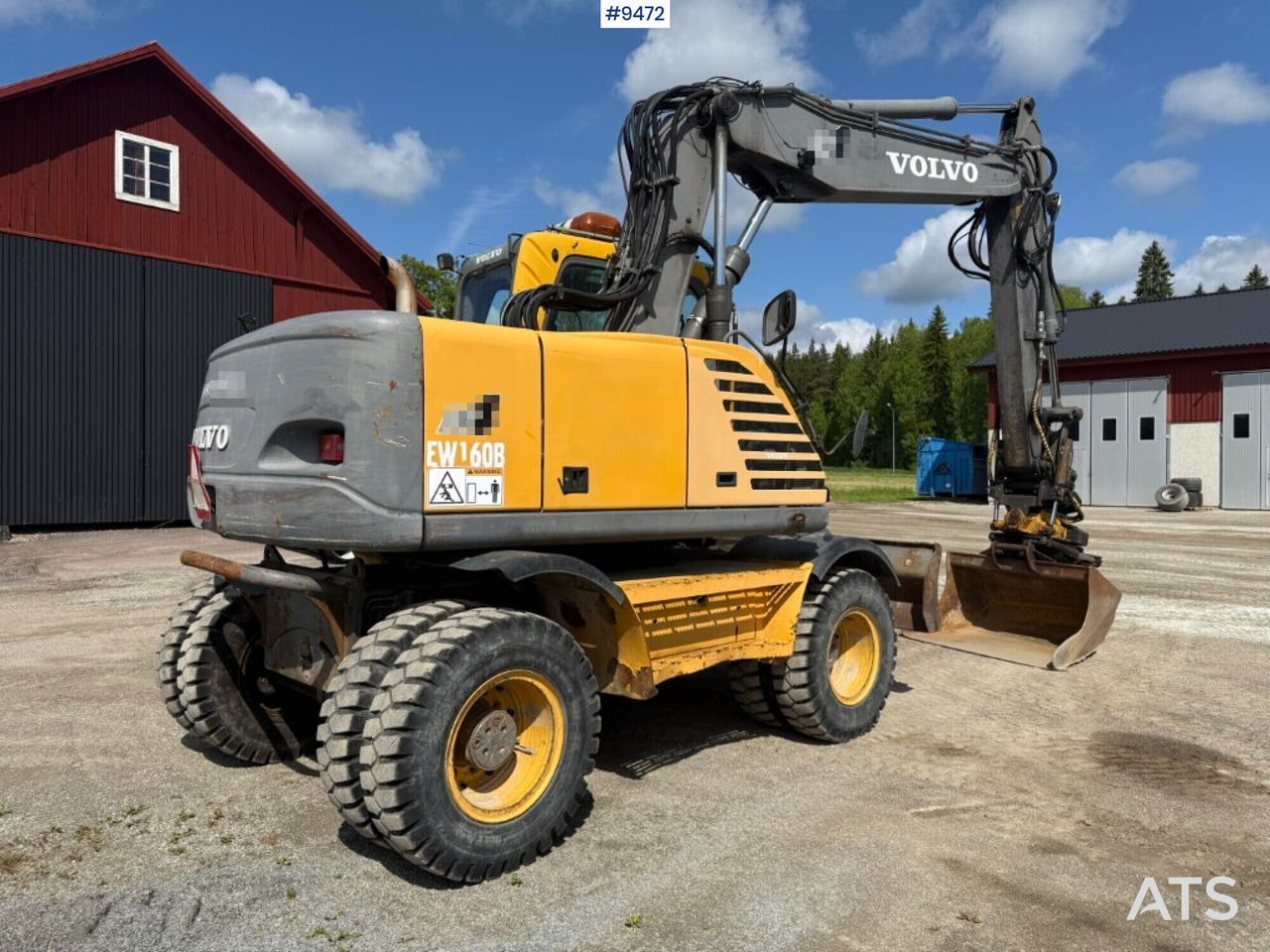 Wheel excavator Volvo EW160B, Tiltrotator - Wheel excavator: picture 3 Wheel excavator Volvo EW160B, Tiltrotator - Wheel excavator: picture 3