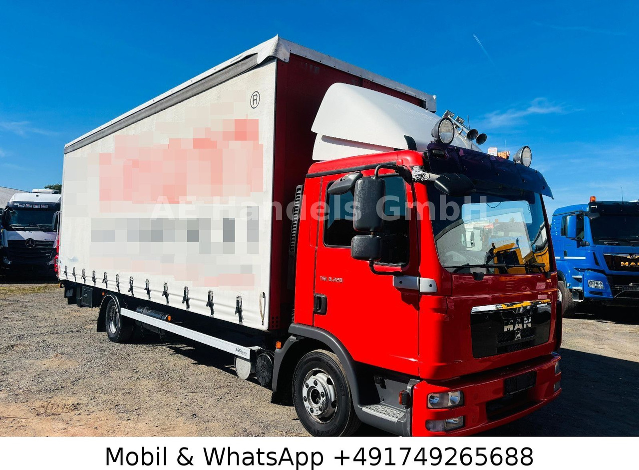 MAN TGL 8.220 C BL P+P 4x2*LBW/Tautliner/AHK/AirPipe - Curtain side van: picture 1 MAN TGL 8.220 C BL P+P 4x2*LBW/Tautliner/AHK/AirPipe - Curtain side van: picture 1