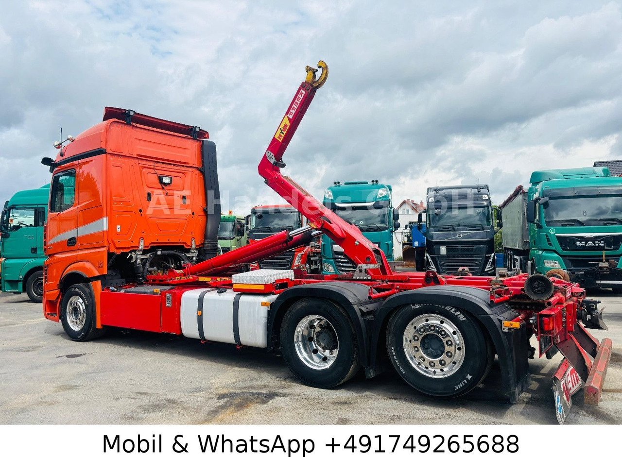 Hook lift truck, Crane truck Mercedes-Benz Actros V 2551 L BL 6x2 *Retarder/Hyva-18-60-S: picture 7