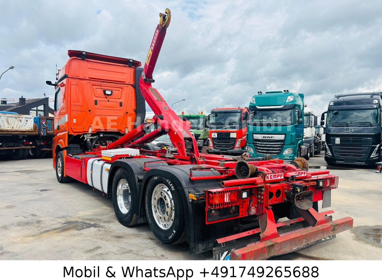 Hook lift truck, Crane truck Mercedes-Benz Actros V 2551 L BL 6x2 *Retarder/Hyva-18-60-S: picture 6