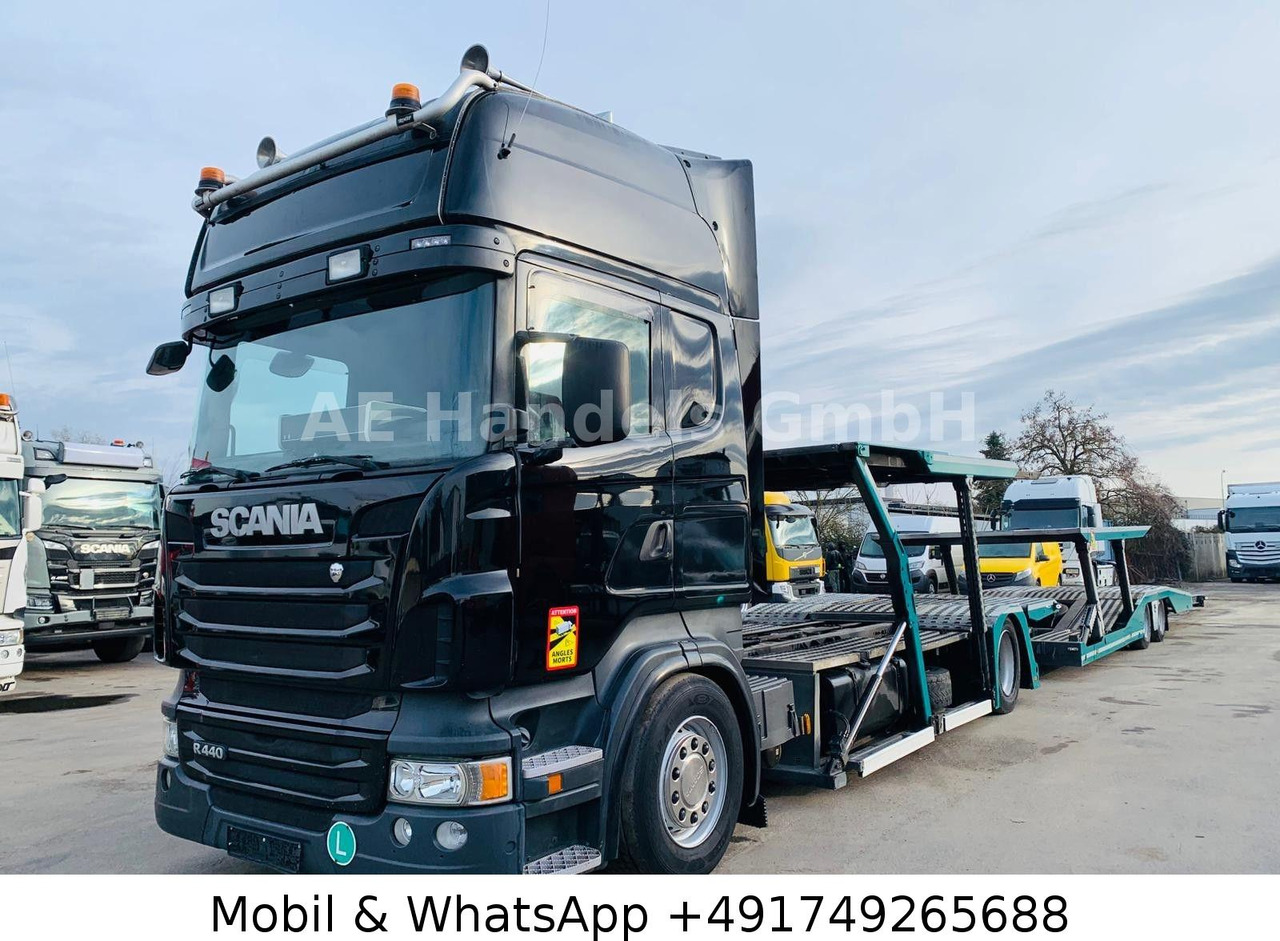 Scania R440 HighLine FVG*Retarder/Doppelstock/Seilwinde - Autotransporter truck: picture 1 Scania R440 HighLine FVG*Retarder/Doppelstock/Seilwinde - Autotransporter truck: picture 1
