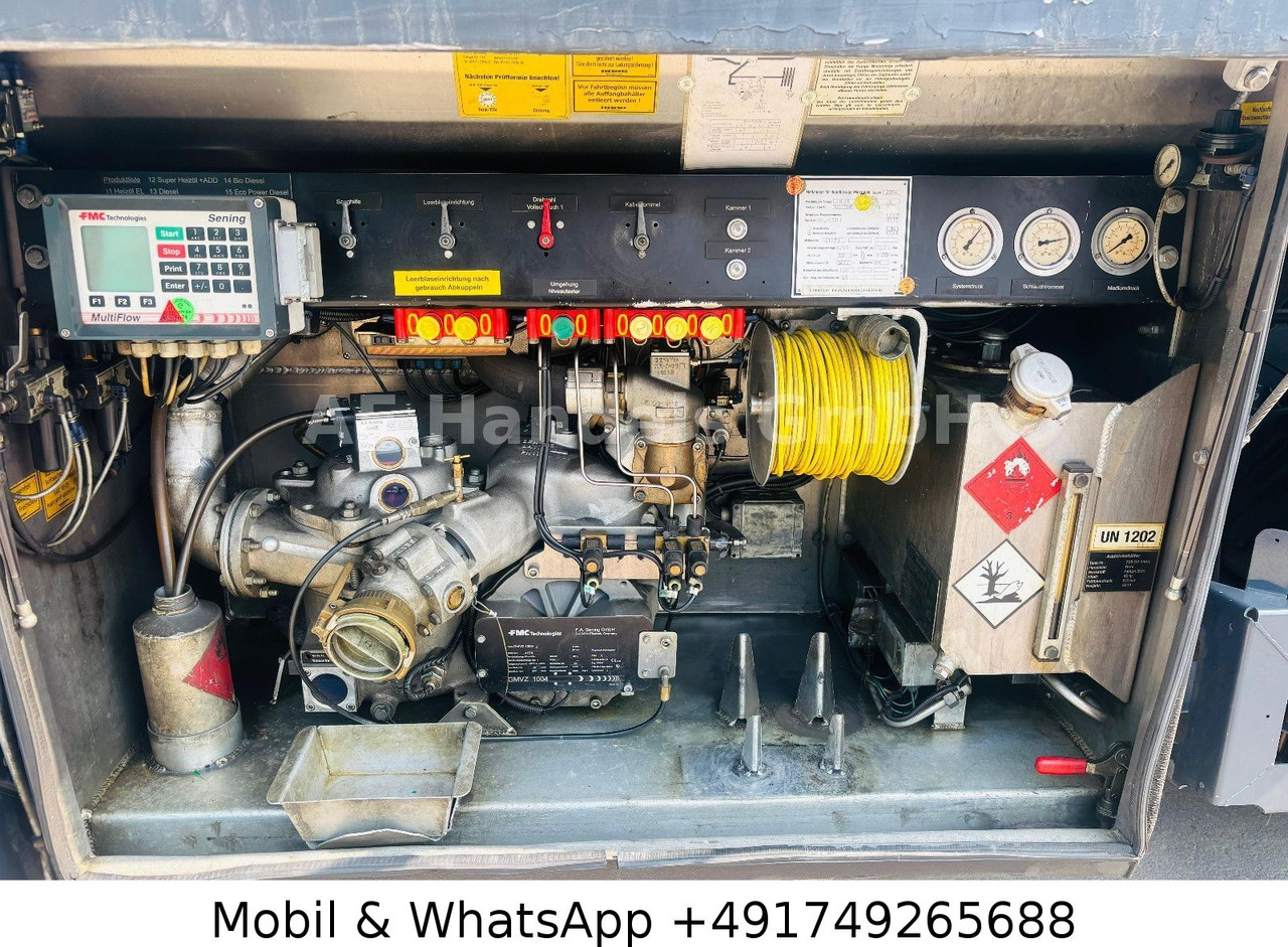 Tank truck Scania R440 Rohr  *Retarder/Oben-Unten/2-Kammern/14m³: picture 11